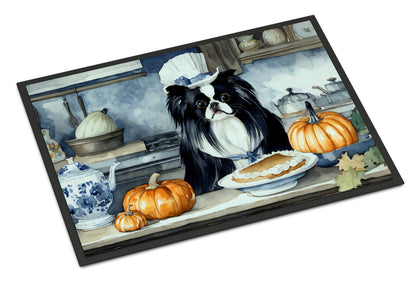Japanese Chin Fall Kitchen Pumpkins Doormat