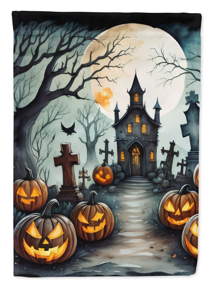 Graveyard Spooky Halloween Garden Flag