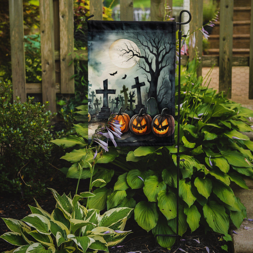 Graveyard Spooky Halloween Garden Flag