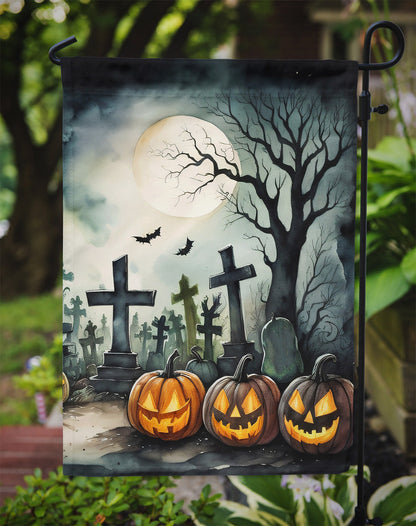 Graveyard Spooky Halloween Garden Flag