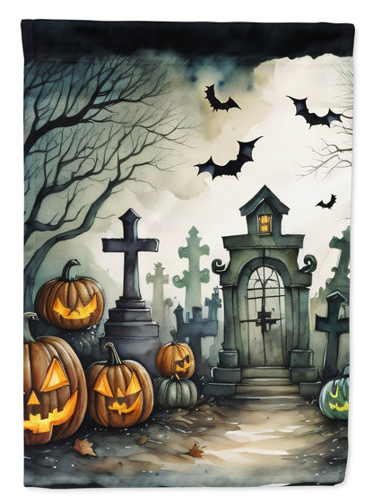 Graveyard Spooky Halloween Garden Flag