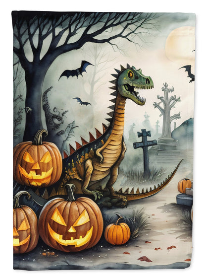 Dinosaurs Spooky Halloween Garden Flag