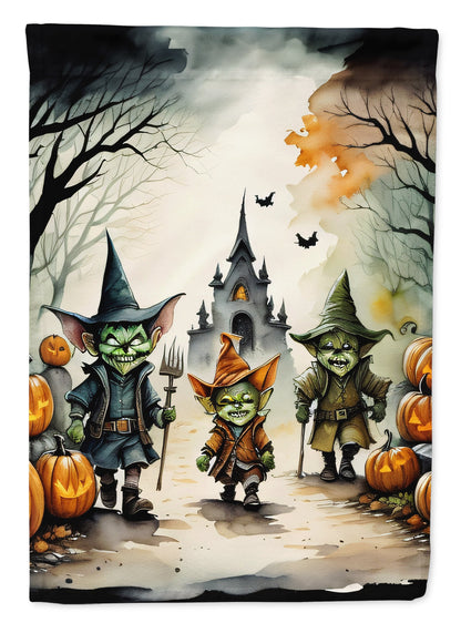 Goblins Spooky Halloween Garden Flag