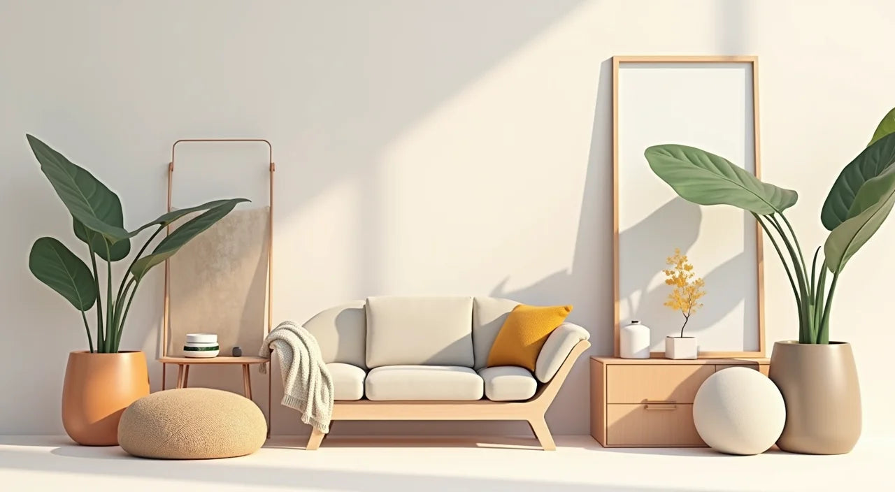 Well-organized interior spaces with carefully selected decorative and functional items displayed thoughtfully