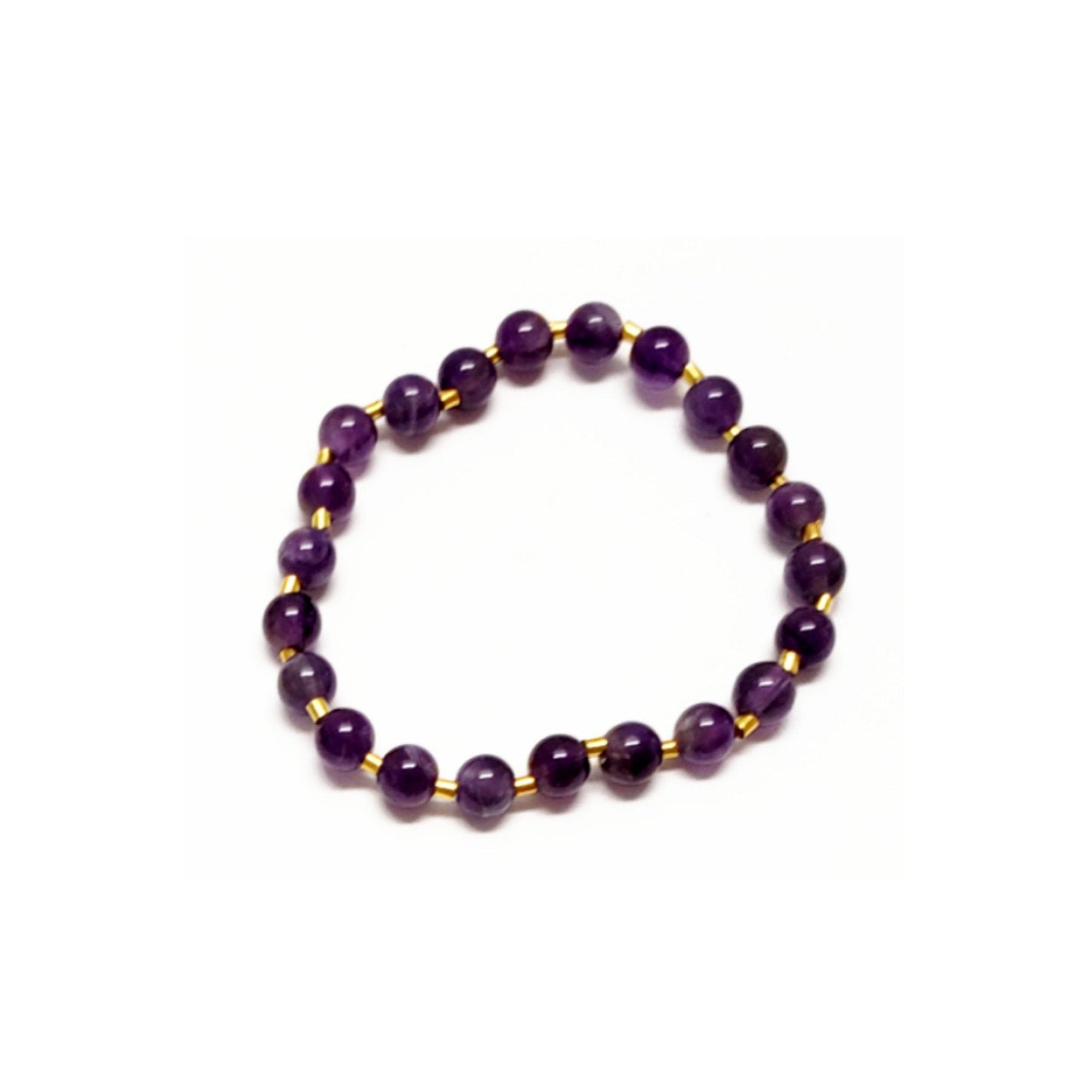 Accent Bracelets - Amethyst Gold Plate - Jewelry & Accessories - Bracelets & Bangles