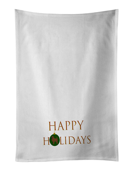 Affenpinscher #1 Happy Holidays Kitchen Towel Set of 2 - One Color / One Size - Home & Garden - Home Textile - Towels