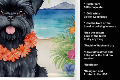 Affenpinscher Luau Kitchen Towel - One Color / One Size - Home & Garden - Home Textile - Towels