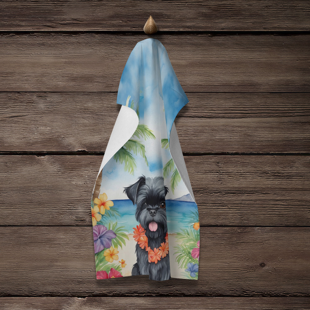 Affenpinscher Luau Kitchen Towel - One Color / One Size - Home & Garden - Home Textile - Towels