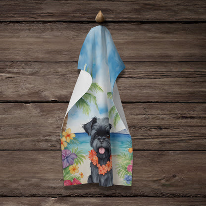 Affenpinscher Luau Kitchen Towel - One Color / One Size - Home & Garden - Home Textile - Towels