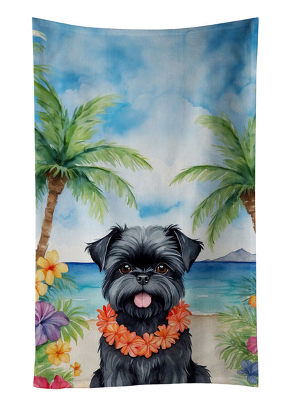 Affenpinscher Luau Kitchen Towel - One Color / One Size - Home & Garden - Home Textile - Towels