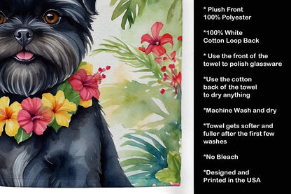 Affenpinscher Luau Kitchen Towel - One Color / One Size - Home & Garden - Home Textile - Towels