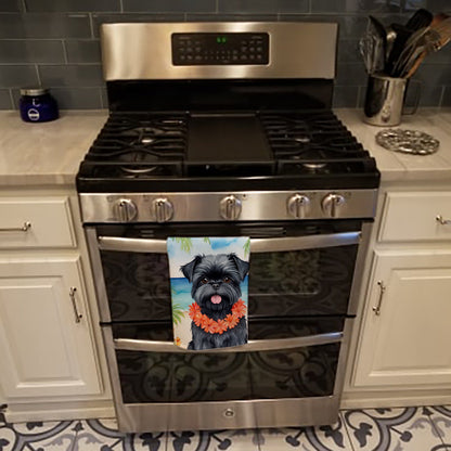 Affenpinscher Luau Kitchen Towel - One Color / One Size - Home & Garden - Home Textile - Towels