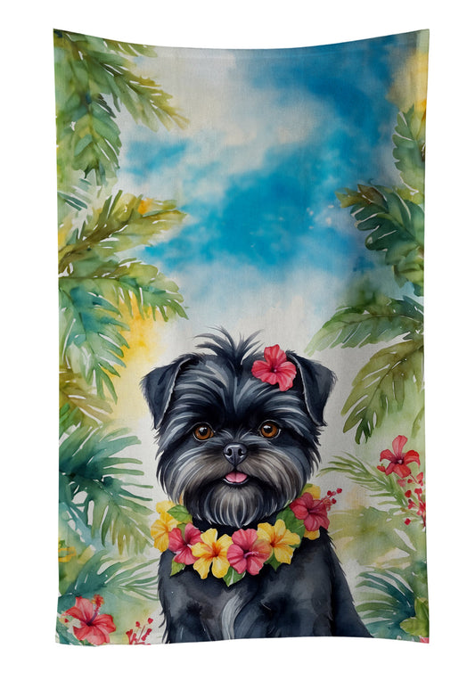 Affenpinscher Luau Kitchen Towel - One Color / One Size - Home & Garden - Home Textile - Towels
