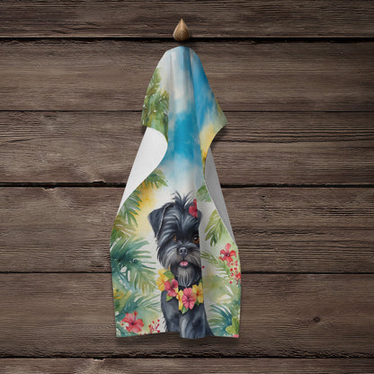 Affenpinscher Luau Kitchen Towel - One Color / One Size - Home & Garden - Home Textile - Towels