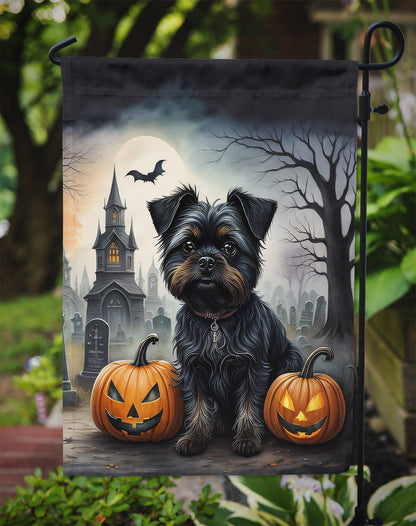 Affenpinscher Spooky Halloween Garden Flag - One Color / One Size - Home & Garden - Home Decor - Flags Banners &