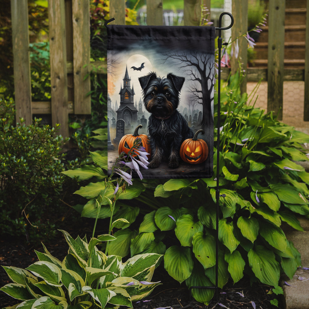 Affenpinscher Spooky Halloween Garden Flag - One Color / One Size - Home & Garden - Home Decor - Flags Banners &