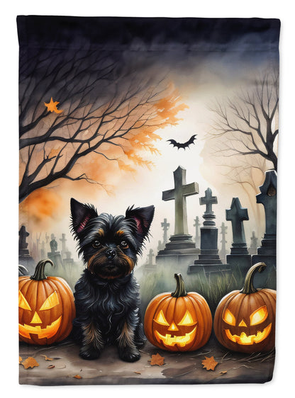 Affenpinscher Spooky Halloween Garden Flag - One Color / One Size - Home & Garden - Home Decor - Flags Banners &
