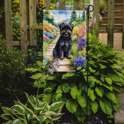Affenpinscher Spring Garden Garden Flag - One Color / One Size - Home & Garden - Home Decor - Flags Banners &