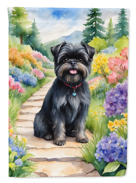Affenpinscher Spring Garden Garden Flag - One Color / One Size - Home & Garden - Home Decor - Flags Banners &