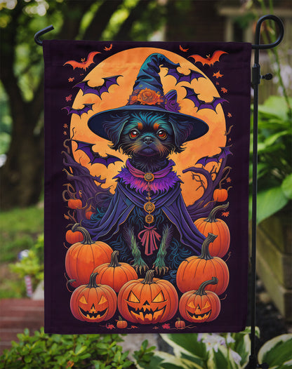 Affenpinscher Witchy Halloween Garden Flag - One Color / One Size - Home & Garden - Home Decor - Flags Banners &