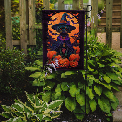 Affenpinscher Witchy Halloween Garden Flag - One Color / One Size - Home & Garden - Home Decor - Flags Banners &