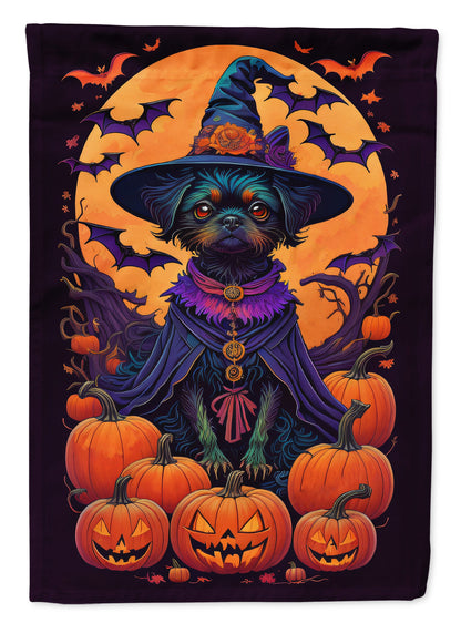 Affenpinscher Witchy Halloween Garden Flag - One Color / One Size - Home & Garden - Home Decor - Flags Banners &