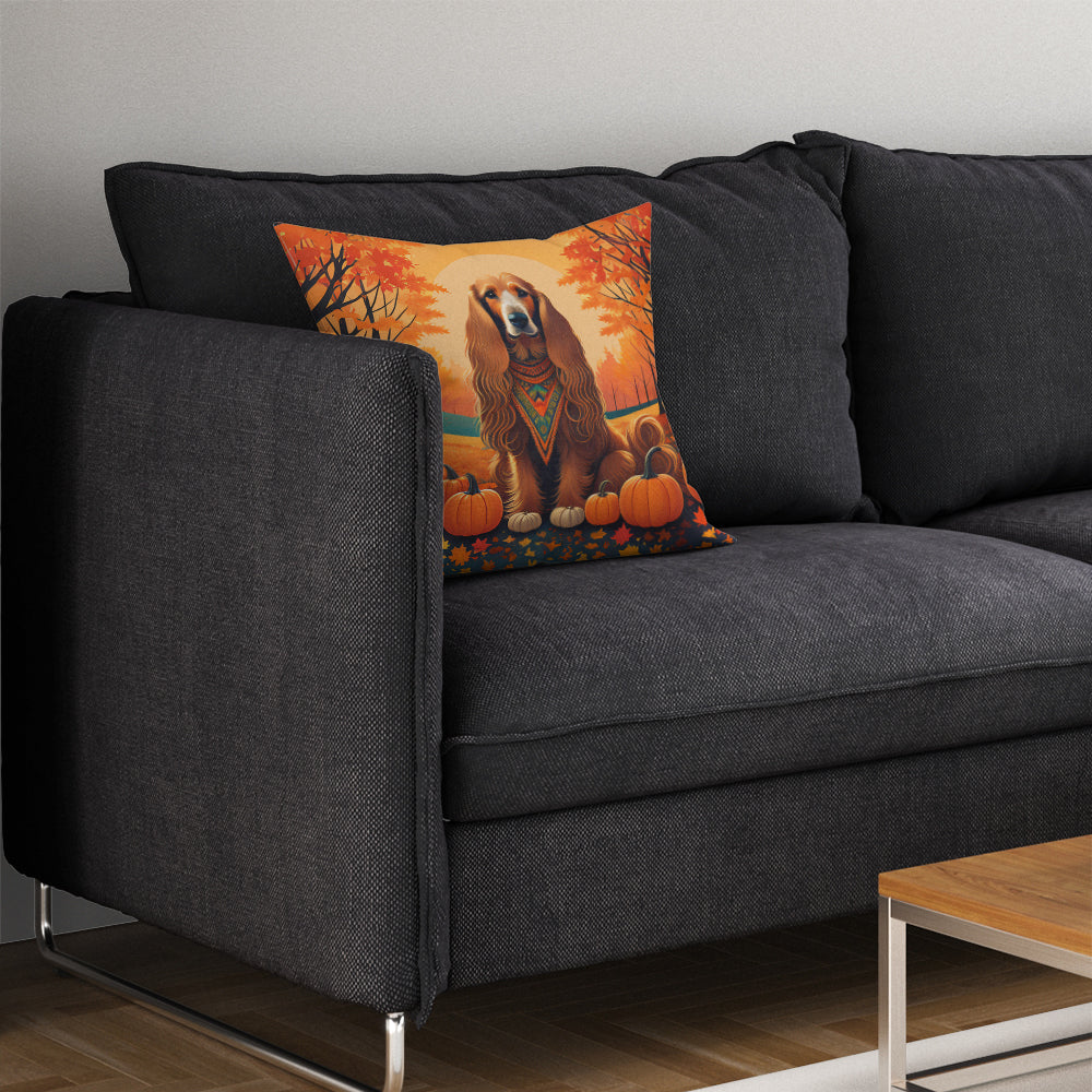 Afghan Hound Fall Throw Pillow - One Color / One Size - Home & Garden - Home Textile - Pillows