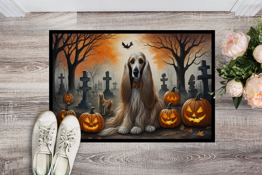 Afghan Hound Spooky Halloween Doormat - One Color / One Size - Home & Garden - Home Textile - Carpets & Rugs