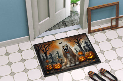 Afghan Hound Spooky Halloween Doormat - One Color / One Size - Home & Garden - Home Textile - Carpets & Rugs