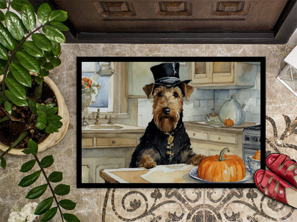 Airedale Terrier Fall Kitchen Pumpkins Doormat - One Color / One Size - Home & Garden - Home Textile - Carpets & Rugs