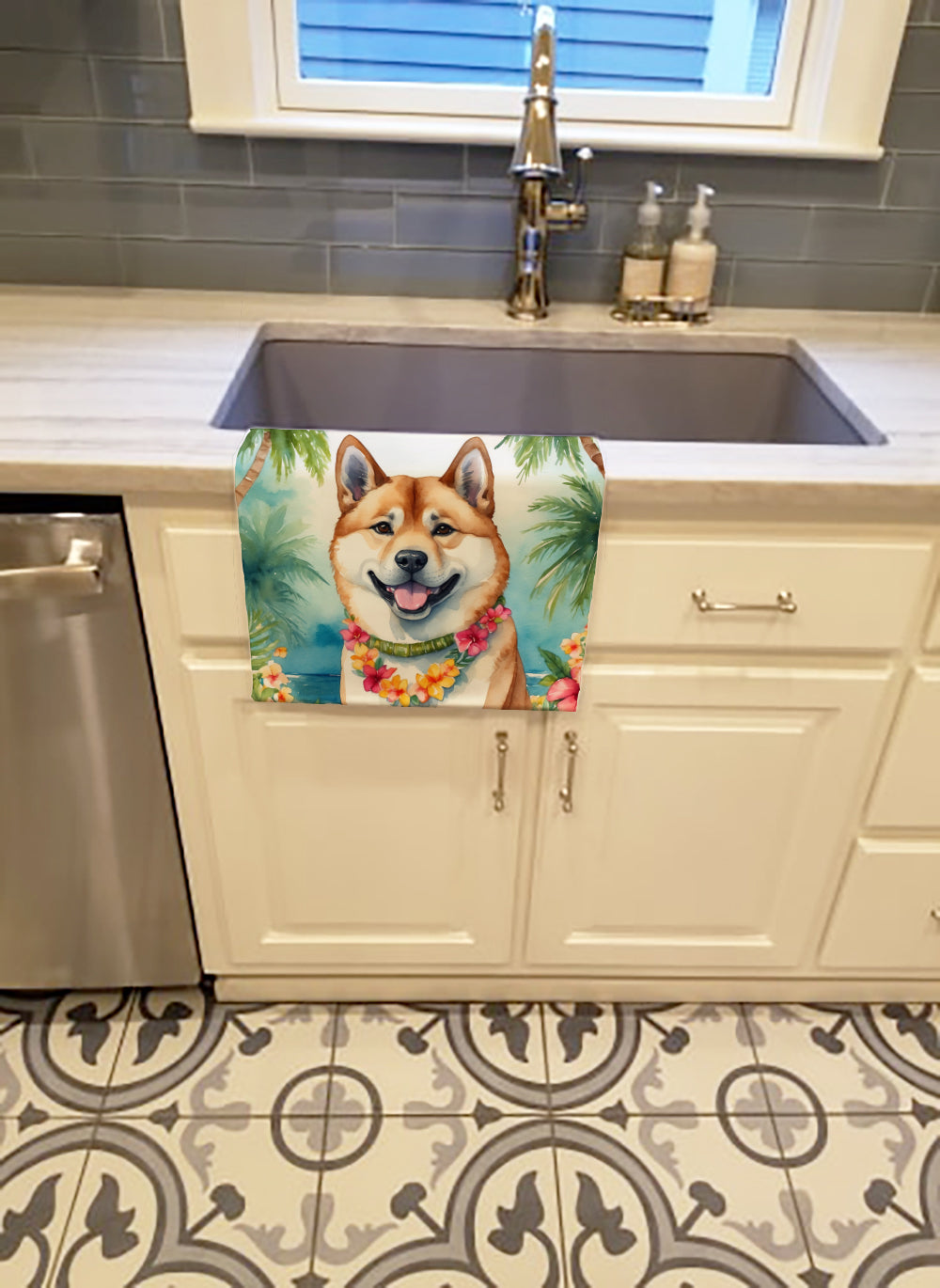 Akita Luau Kitchen Towel - One Color / One Size - Home & Garden - Home Textile - Towels