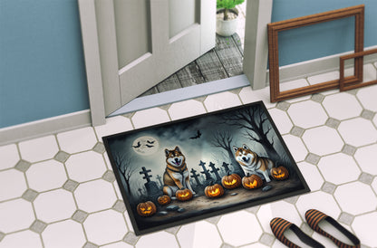 Akita Spooky Halloween Doormat - One Color / One Size - Home & Garden - Home Textile - Carpets & Rugs
