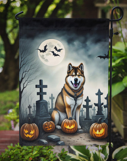 Akita Spooky Halloween Garden Flag - One Color / One Size - Home & Garden - Home Decor - Flags Banners & Accessories