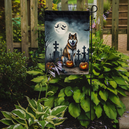 Akita Spooky Halloween Garden Flag - One Color / One Size - Home & Garden - Home Decor - Flags Banners & Accessories