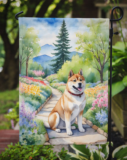 Akita Spring Garden Garden Flag - One Color / One Size - Home & Garden - Home Decor - Flags Banners & Accessories