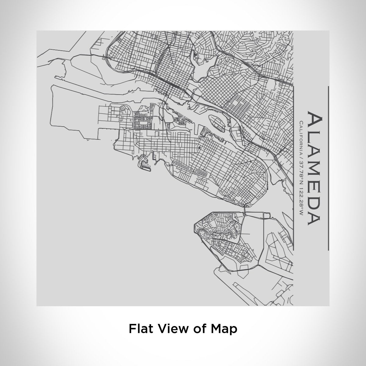 Alameda - California Map Tumbler - Drinkware