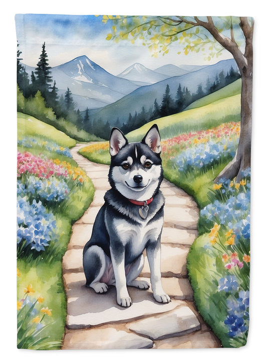 Alaskan Klee Kai Spring Garden Garden Flag - One Color / One Size - Home & Garden - Home Decor - Flags Banners &