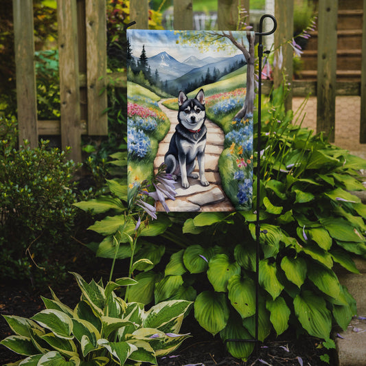 Alaskan Klee Kai Spring Garden Garden Flag - One Color / One Size - Home & Garden - Home Decor - Flags Banners &