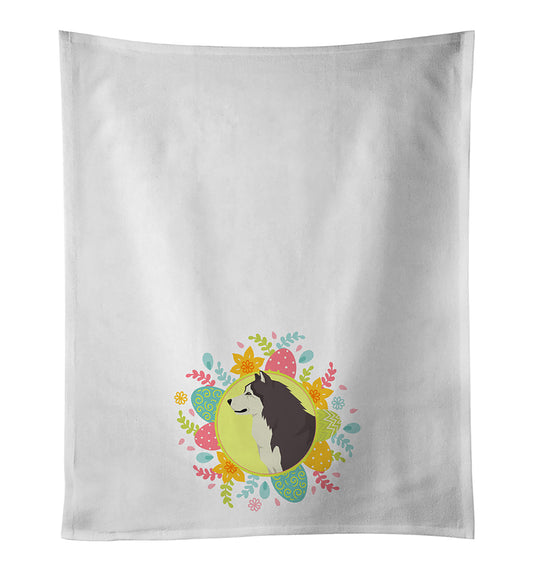 Alaskan Malamute Easter Kitchen Towel Set of 2 - One Color / One Size - Home & Garden - Home Textile - Towels
