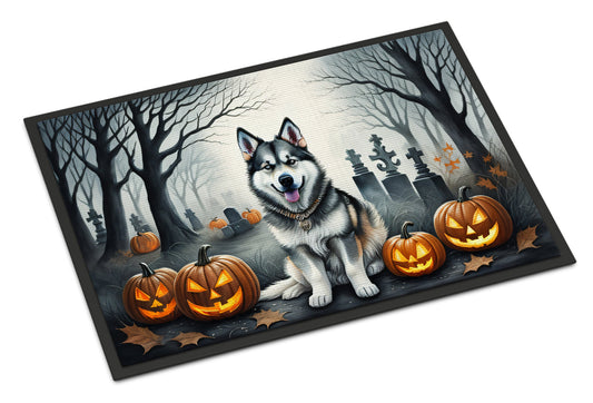 Alaskan Malamute Spooky Halloween Doormat - One Color / One Size - Home & Garden - Home Textile - Carpets & Rugs