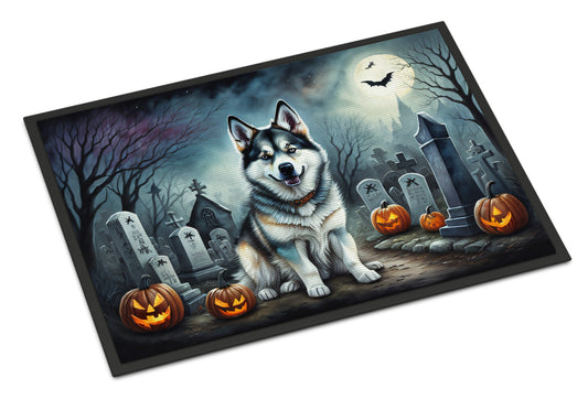 Alaskan Malamute Spooky Halloween Doormat - One Color / One Size - Home & Garden - Home Textile - Carpets & Rugs
