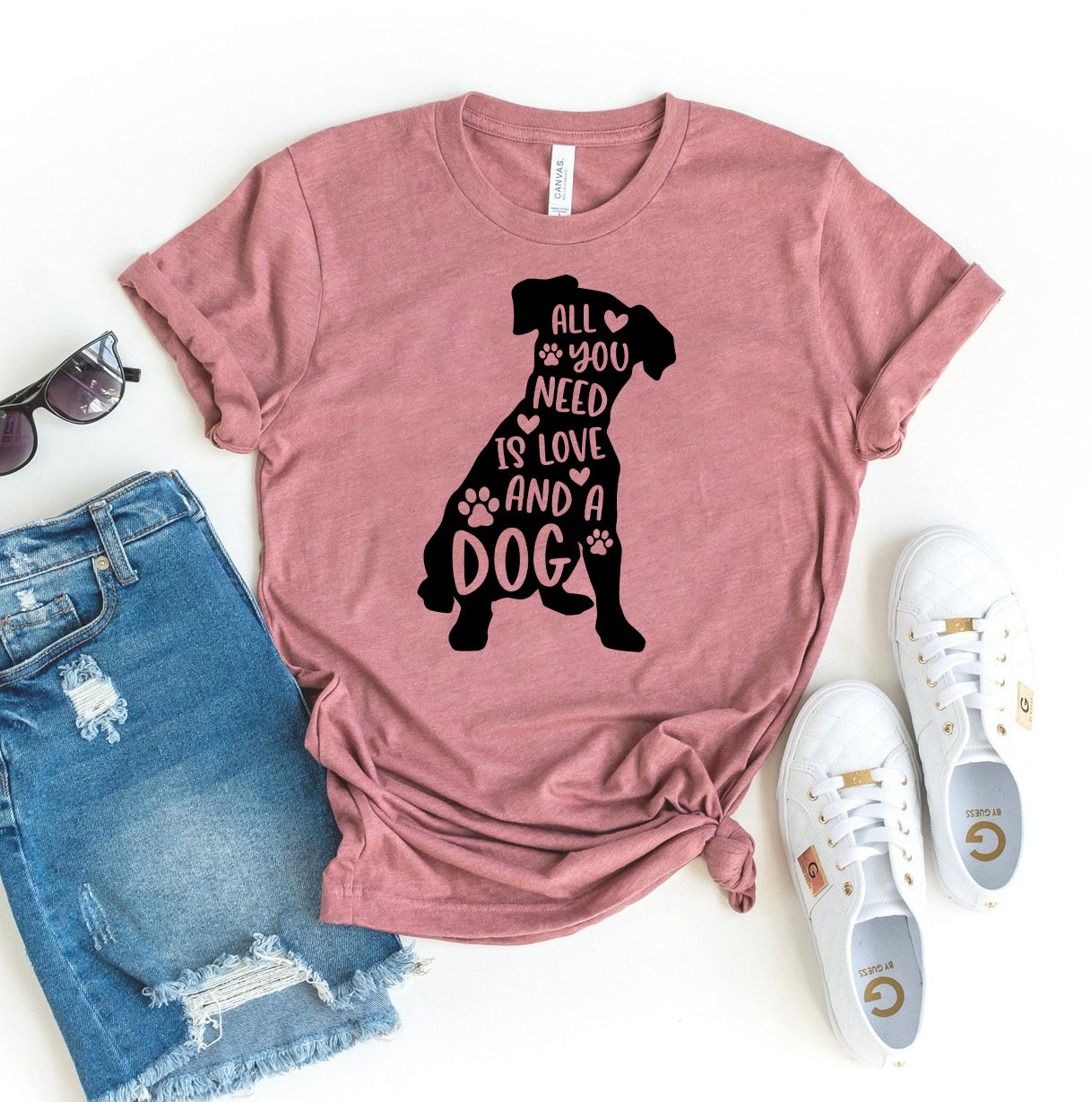 All You Need Is Love and a Dog T-Shirt - Women’s Fashion - Women’s Clothing - Tops & Tees - T-Shirts