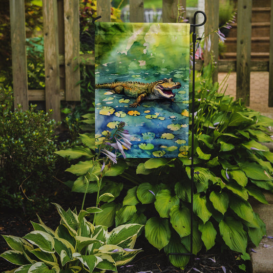 Alligator Garden Flag - One Color / One Size - Home & Garden - Home Decor - Flags Banners & Accessories