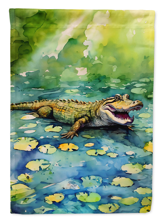Alligator Garden Flag - One Color / One Size - Home & Garden - Home Decor - Flags Banners & Accessories