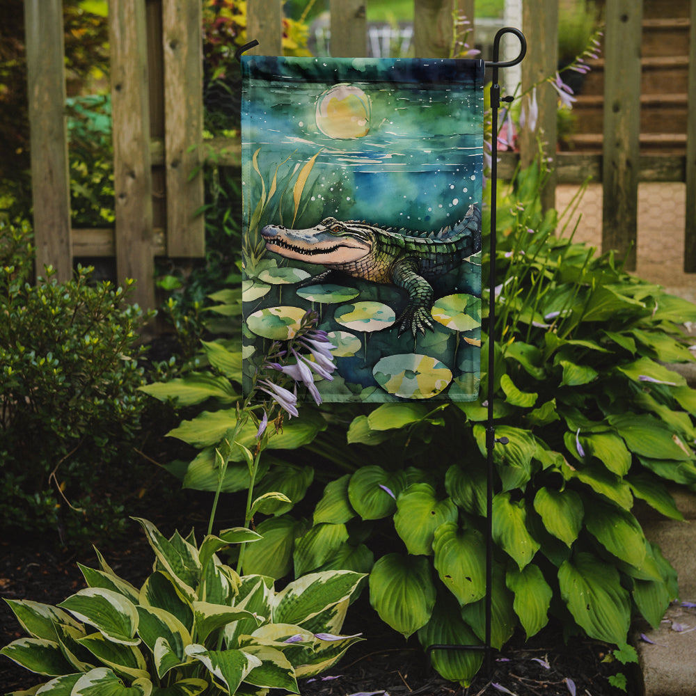 Alligator Garden Flag - One Color / One Size - Home & Garden - Home Decor - Flags Banners & Accessories