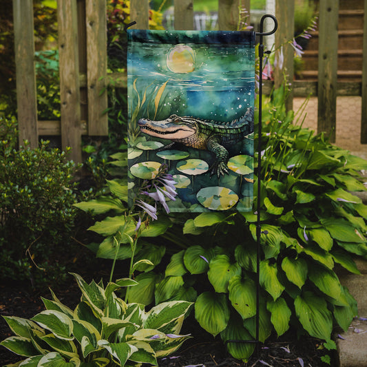 Alligator Garden Flag - One Color / One Size - Home & Garden - Home Decor - Flags Banners & Accessories