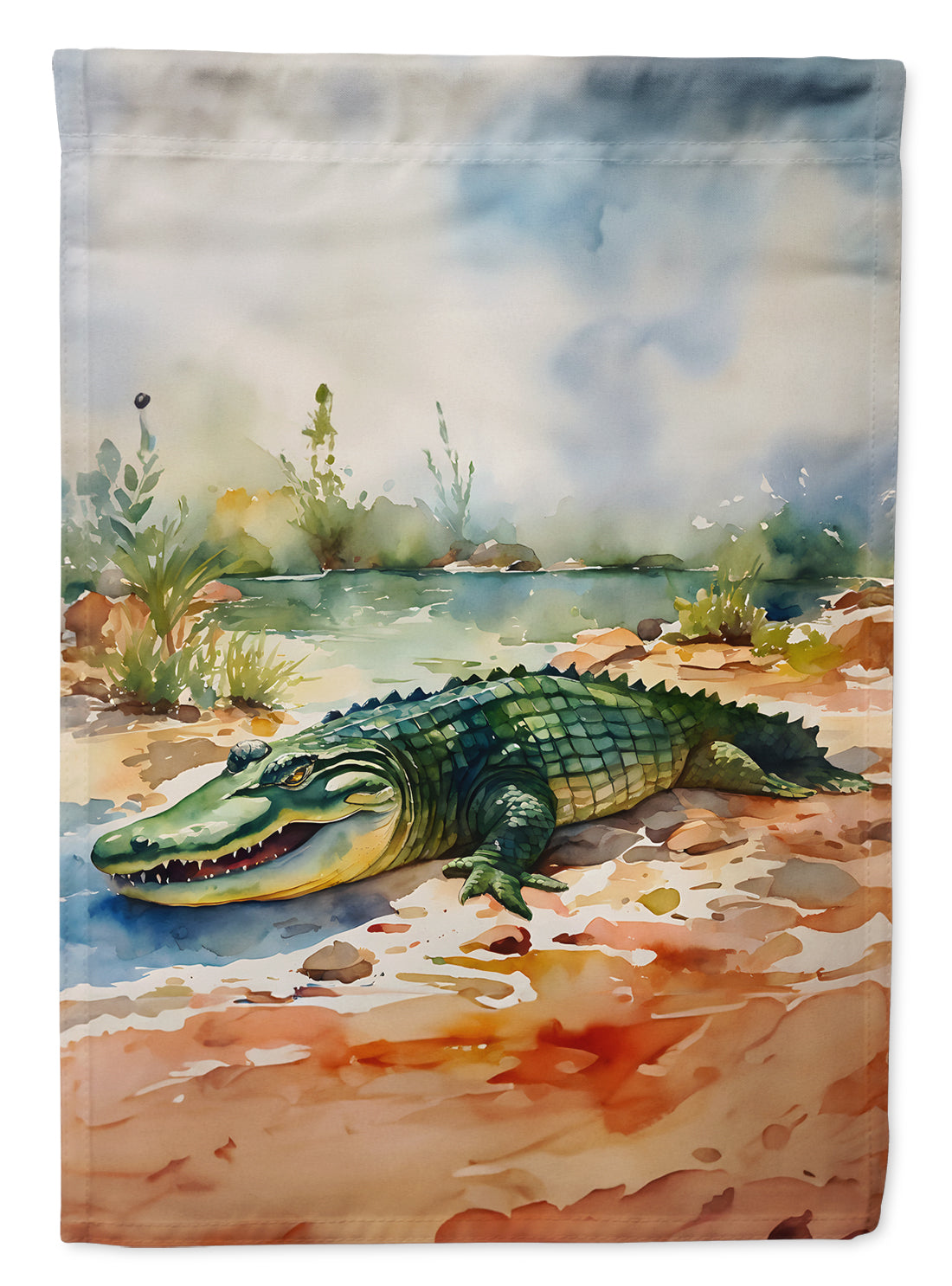 Alligator Garden Flag - One Color / One Size - Home & Garden - Home Decor - Flags Banners & Accessories