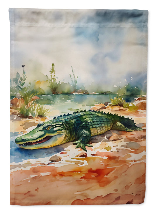 Alligator Garden Flag - One Color / One Size - Home & Garden - Home Decor - Flags Banners & Accessories