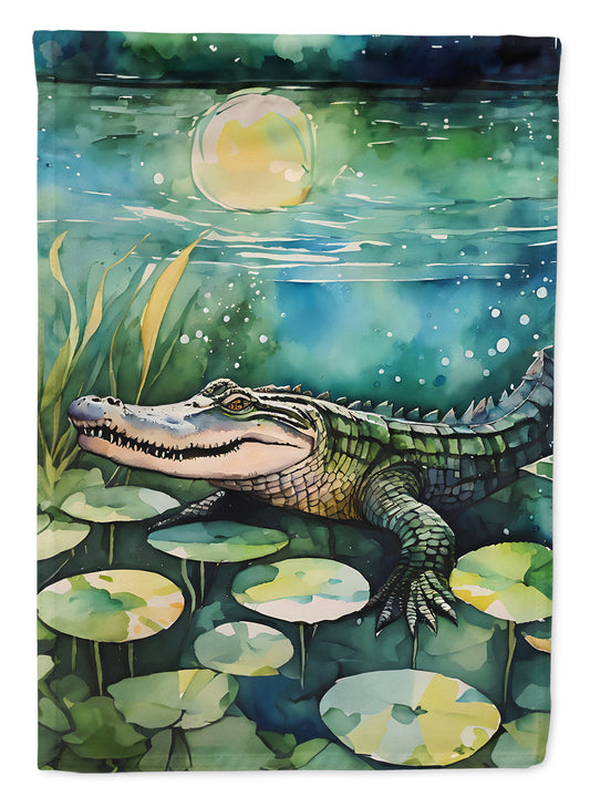 Alligator Garden Flag - One Color / One Size - Home & Garden - Home Decor - Flags Banners & Accessories