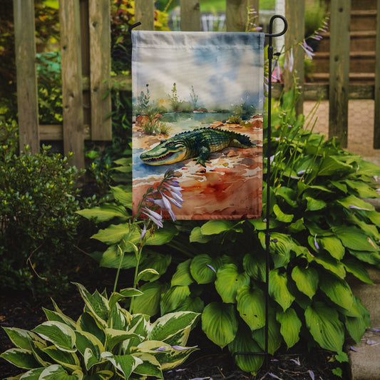 Alligator Garden Flag - One Color / One Size - Home & Garden - Home Decor - Flags Banners & Accessories